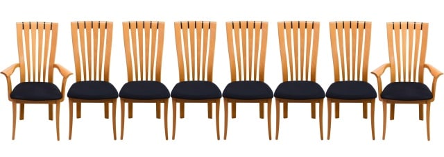 Italian Wood Dining Chairs by Excelsior Designs (1 of 15)