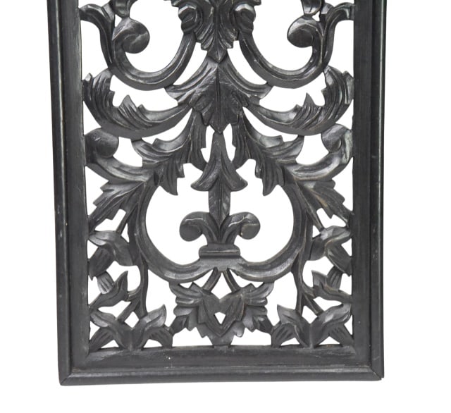 French Scroll Work Hand Carved Wall Panel - 4