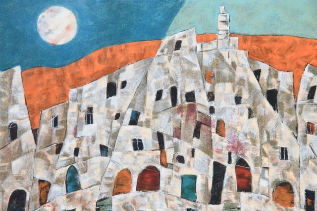 Harry Guttman Two Cities Signed Serigraph - 2