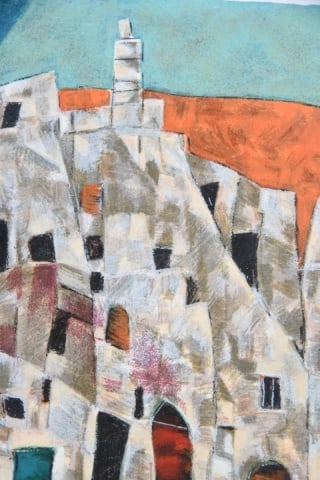 Harry Guttman Two Cities Signed Serigraph - 7