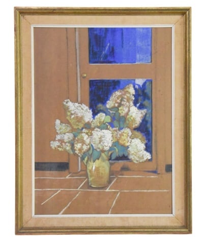 Robert Knox Still Life Gouache Painting on Board (1 of 8)