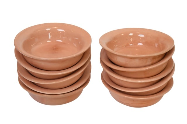 Signed Glazed Terracotta Dinnerware Set - 2