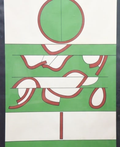 Howard Smith Abstract Geometric Screen Print - 2