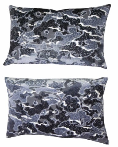 3 Decorative Rectangular Abstract Throw Pillows - 2