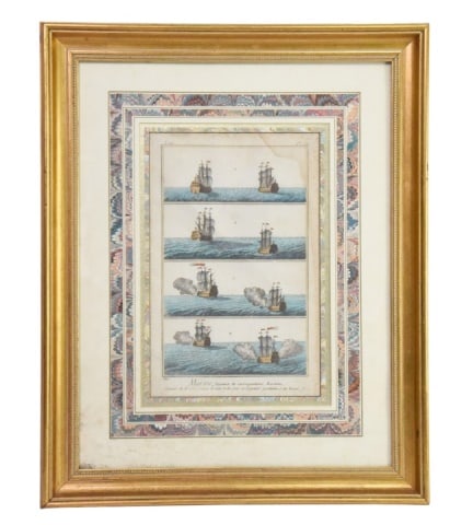 Antique Maritime Communication Signals Engraving (1 of 9)