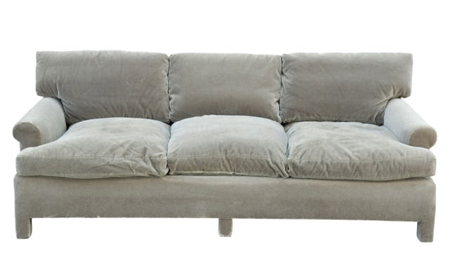 Claremont Mohair Upholstered Three Seater Sofa (1 of 10)