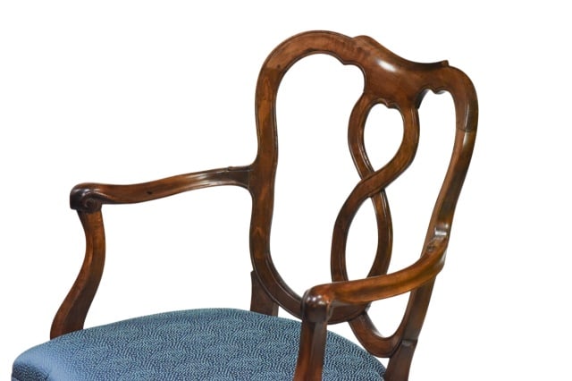 6 Venetian Style Infinity Loop Backrest Chairs - 5