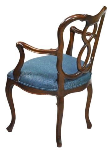 6 Venetian Style Infinity Loop Backrest Chairs - 7