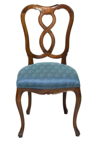 6 Venetian Style Infinity Loop Backrest Chairs - 9