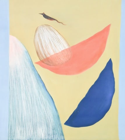 Jagdish Swaminathan Oil on Canvas Painting