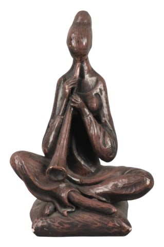 Vintage 1961 Flute Player by Leonardo Art Works (1 of 7)