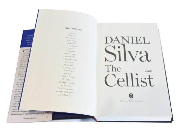 Daniel Silva "The Cellist" Signed First Edition - 5