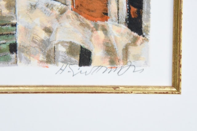 Harry Guttman Two Cities Signed Serigraph - 4