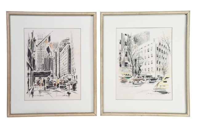 2 John Haymson New York Cityscape Lithograph (1 of 13)