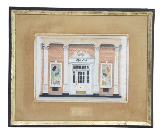 H. Aufderheide Architectural Watercolor on Paper (1 of 8)