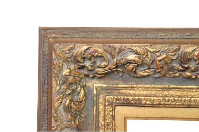 Baroque Style Acanthus Leaf Relief Pattern Frame - 2