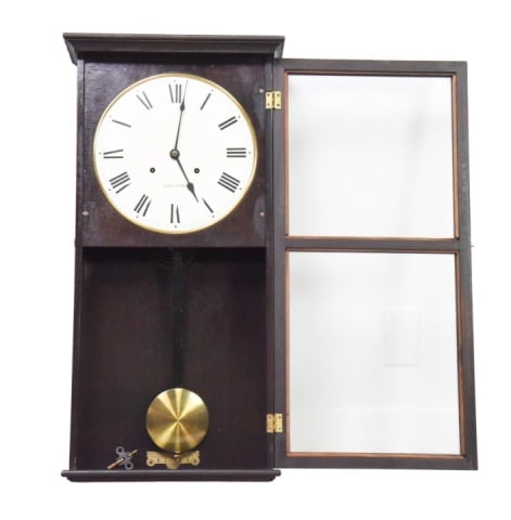 Antique Seth Thomas Regulator Wall Clock - 3