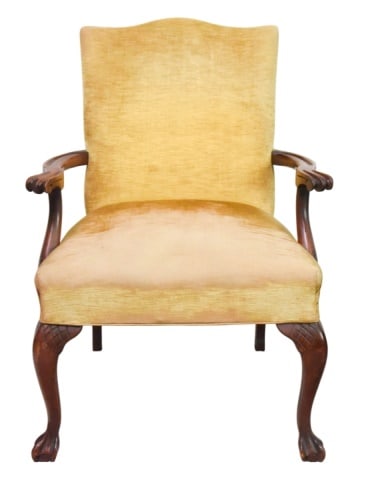 Antique George II Style Carved Armchair (1 of 10)