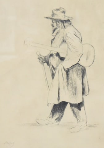 Willibald Wolf Rudinoff Untitled Etching - 2