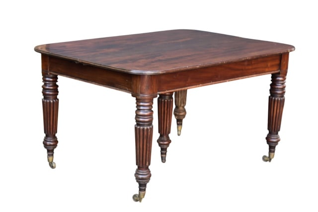 Antique George IV Mahogany Extending Dining Table (1 of 18)