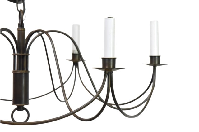 Rustic Transitional Style 6 Light Chandelier - 2