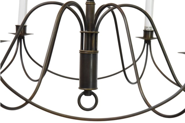 Rustic Transitional Style 6 Light Chandelier - 3