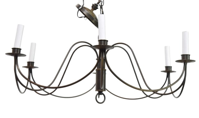 Rustic Transitional Style 6 Light Chandelier - 7