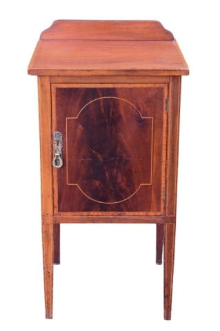 Late 20th Century Mahogany Inlaid Wood Cabinet (1 of 9)