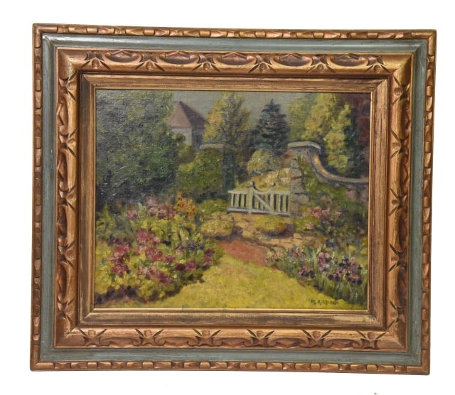 Signed Impressionist Style Landscape Oil Painting (1 of 10)