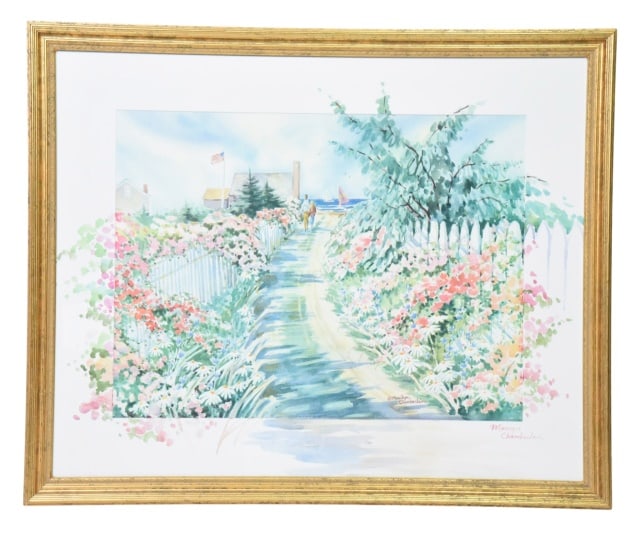 Marilyn Chamberlain Nantucket Watercolor Painting (1 of 10)