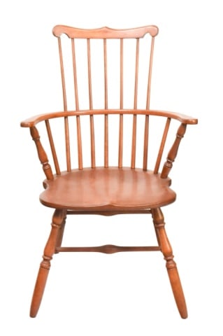 Pair Conant Ball Maple Windsor Armchairs - 2