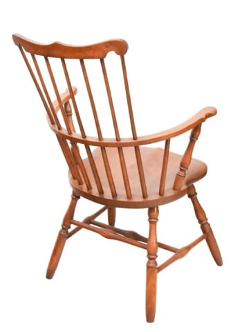 Pair Conant Ball Maple Windsor Armchairs - 3
