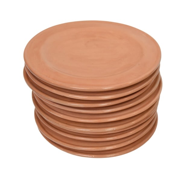 Signed Glazed Terracotta Dinnerware Set - 10