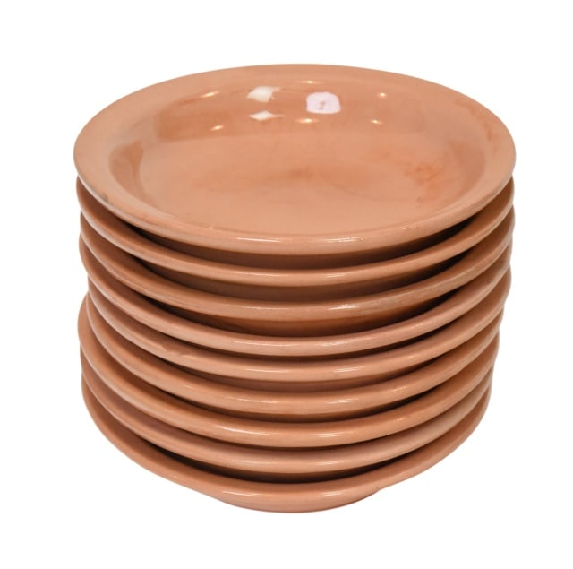 Signed Glazed Terracotta Dinnerware Set - 11
