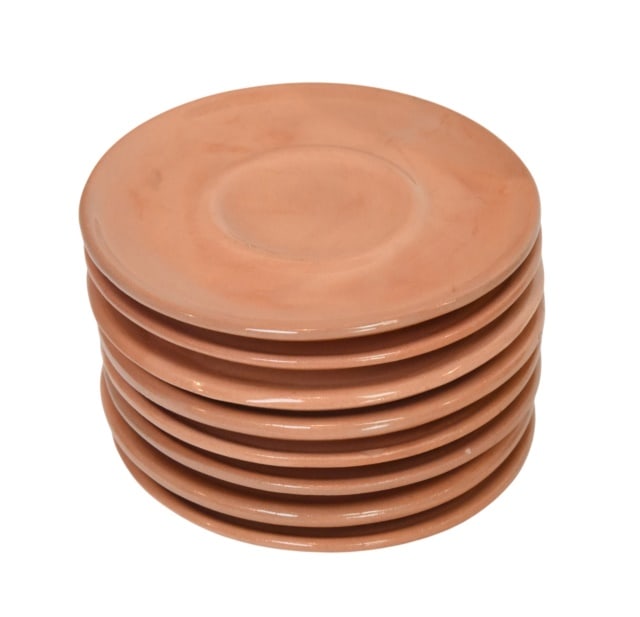 Signed Glazed Terracotta Dinnerware Set - 15