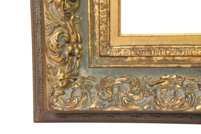 Baroque Style Acanthus Leaf Relief Pattern Frame - 5