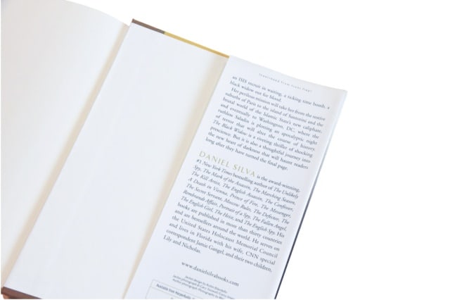 Daniel Silva "The Black Widow" First Edition - 8