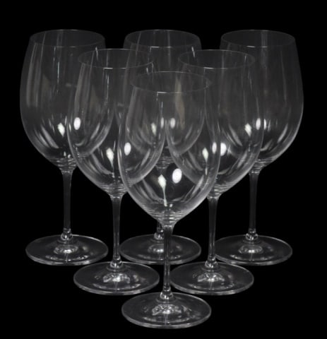 Set of 6 Joseph Riedel Broad Rounded Wine Glasses (1 of 7)