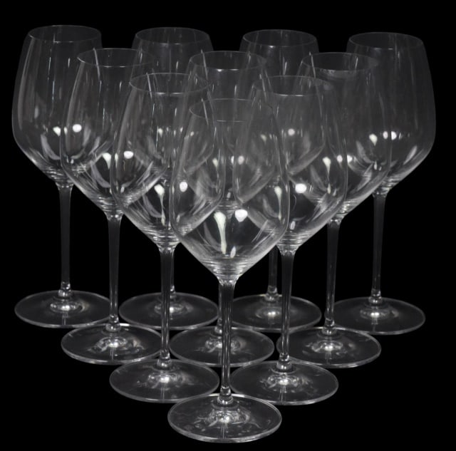 Set of 10 Joseph Riedel Long Stem Wine Glasses (1 of 7)
