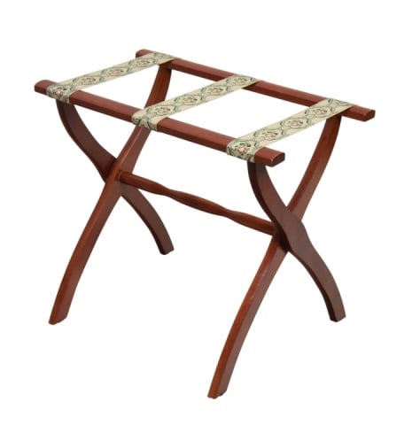Vintage Wooden Folding Luggage Rack: Vintage Wooden Folding Luggage RackMeasures 20 inches x 13 inches x 22.5 inches.