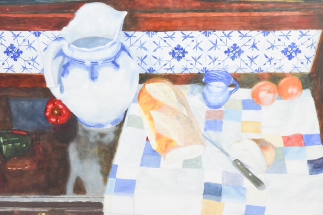 David Allen Dunlop Still Life Watercolor Painting: David Allen Dunlop Still Life Watercolor Painting.Any condition statement is given as a courtesy to a client, is only an opinion and should not be treated as statement of fact. All sales are final. SO