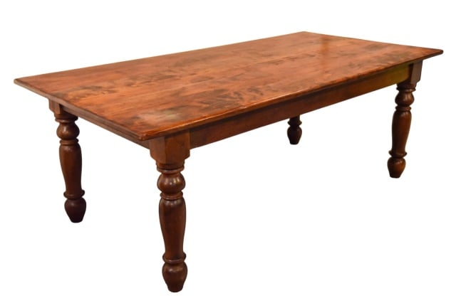 Traditional Rustic Farmhouse Dining Table (1 of 8)