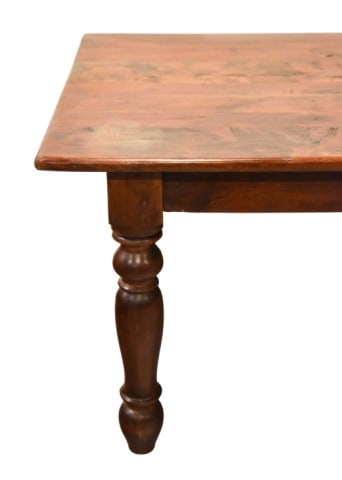 Traditional Rustic Farmhouse Dining Table - 4