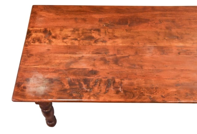 Traditional Rustic Farmhouse Dining Table - 7
