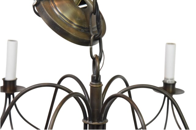 Rustic Transitional Style 6 Light Chandelier - 4