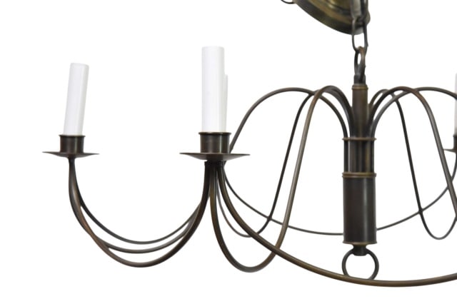 Rustic Transitional Style 6 Light Chandelier - 8