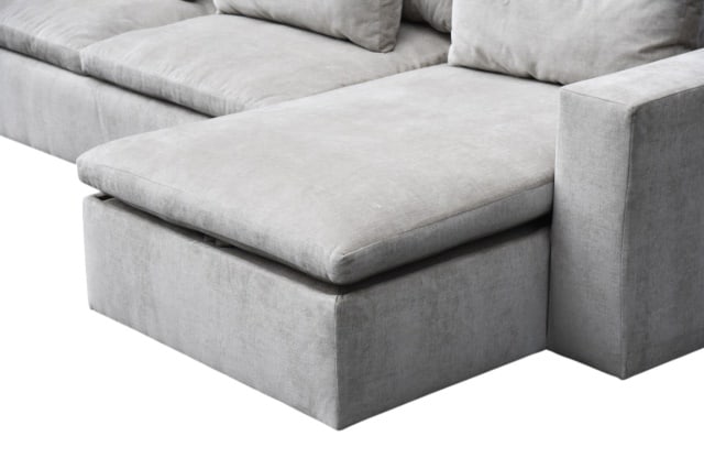 West Elm Sleeper Sofa w/ Storage Compartment - 10
