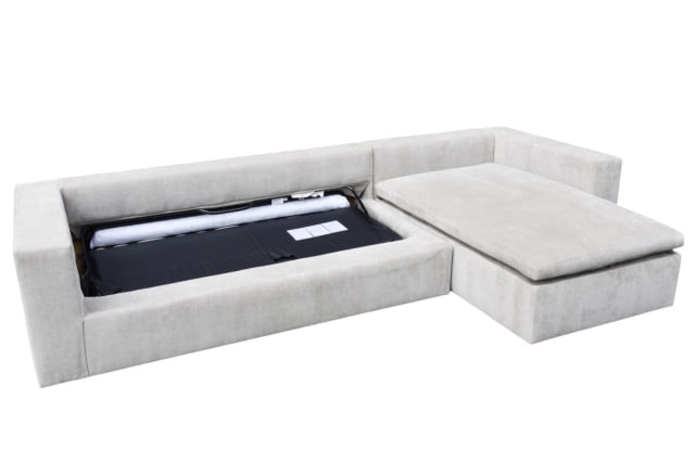 West Elm Sleeper Sofa w/ Storage Compartment - 5