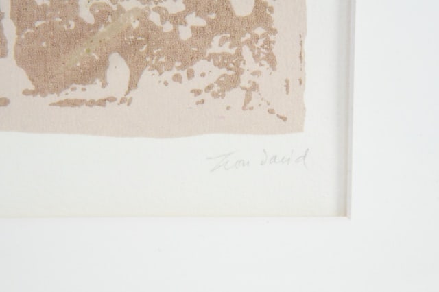 Jean David Abstract Composition Screen Print - 5