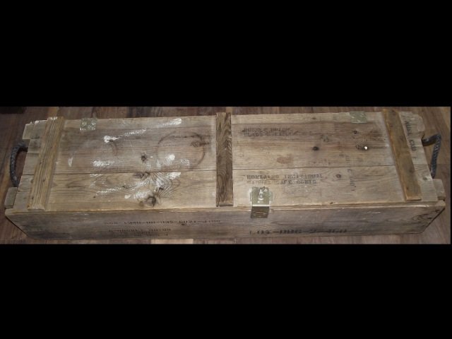Vintage Rocket/Missile Box: Vintage rocket/missile box- very good condition.